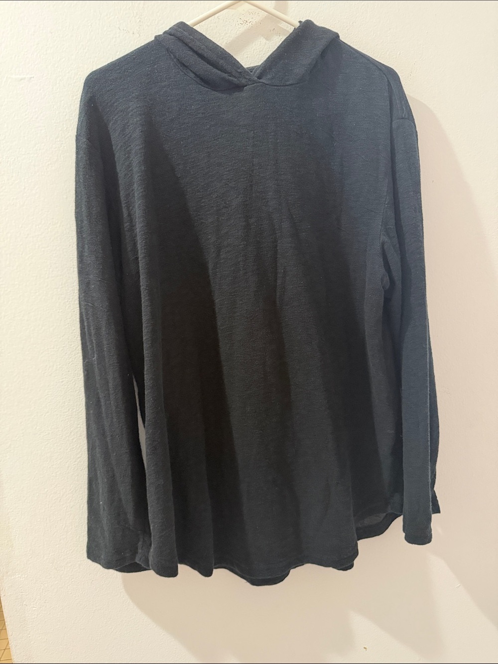 Goodlife Black Hooded Long-Sleeve Shirt